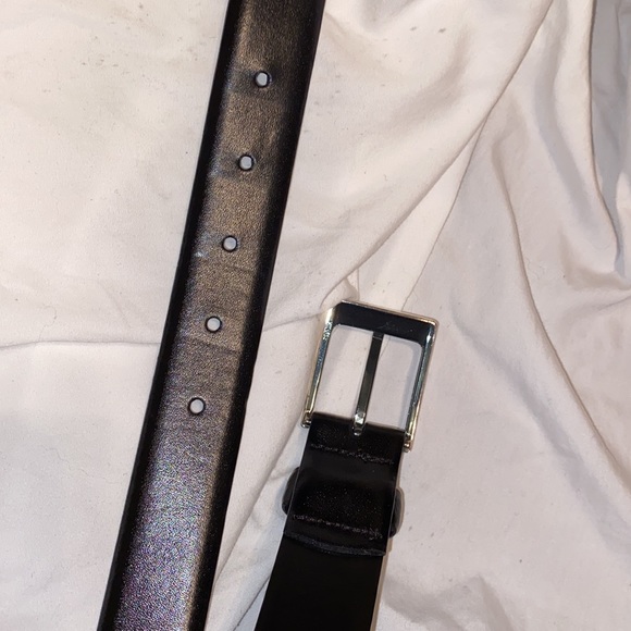 Leather belt black size 36 - Picture 14 of 17